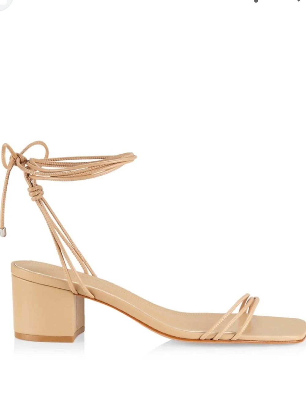SCHUTZ Thea block heel - nude